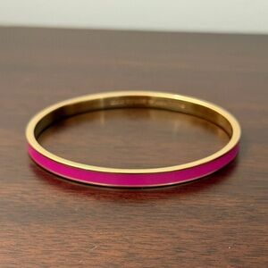 Kate Spade New York Enamel Bangle | Hot Pink & Gold